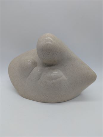 Alva Studios Museum Replica MCM Modern Sculpture Mother Child Signed V Robinson