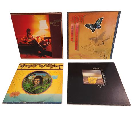Vintage Vinyl Classic Rock Record Lot, 12"