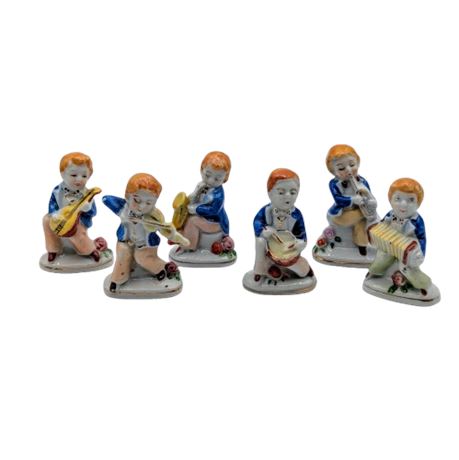 Six Musician Figurines