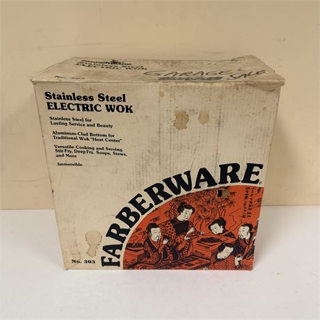Stainless Steel Electric Wok