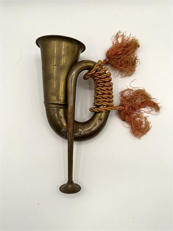 Brass Horn with Tassel