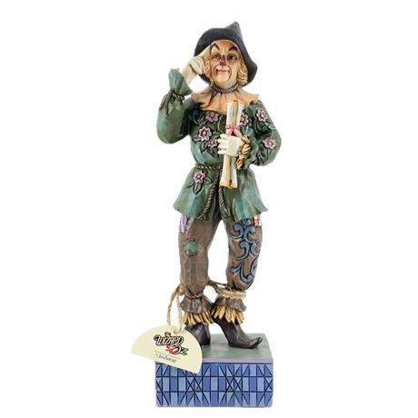 Jim Shore Wizard of Oz "Scare Crow w Diploma" Decorative Figurine