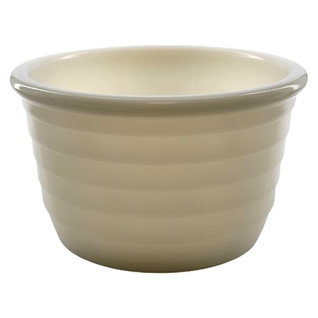 Opaque Ribbed Milk Glass Small Mixing Bowl