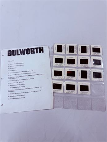 Bulworth Original 35mm Movie Production Slides