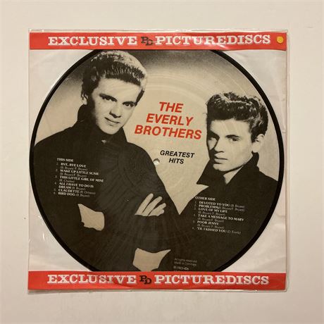The Everly Brothers Picture Disc Vinyl Record