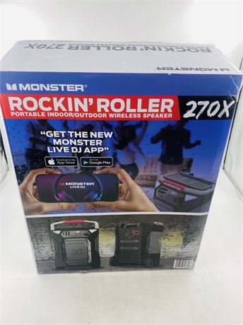 New Monster Rockin Roller 270X Wireless Speaker