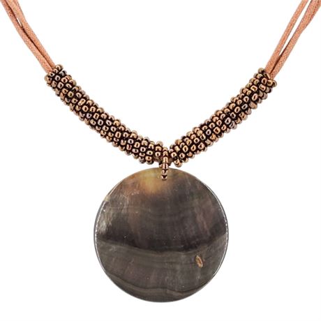 Modern LIA SOPHIA Abalone Shell Necklace