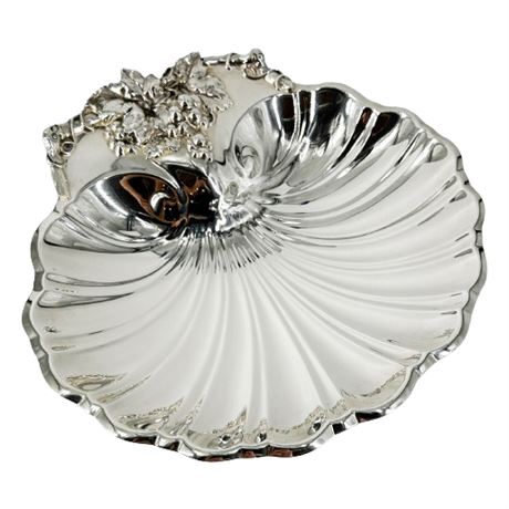 Reed & Barton Large Silver Plate Shell Server