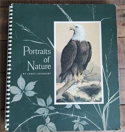 1967 Illus 24 Prints Frame Ready 1st Ed. PORTRAITS OF NATURE  JAMES LOCKHART