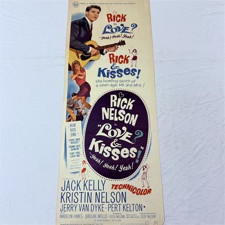 Love & Kisses Original 14x36” Movie Poster