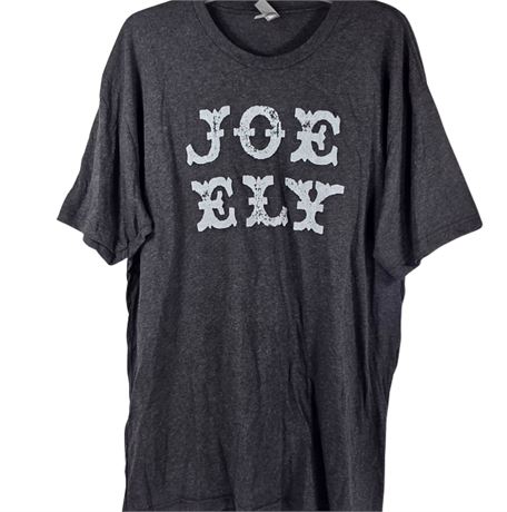 Joe Ely, XXL Concert T-shirt with Ticket Stub & Postcard