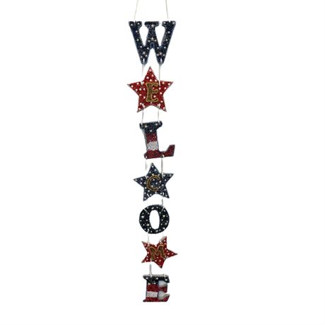 Decorative "Welcome" Wall Hanging