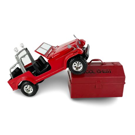 Durago 1/24 Jeep Renegade Model & Mini Tool Chest