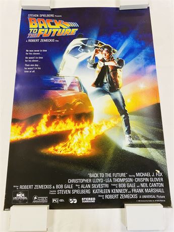 Back to the Future 27x40 Movie Poster - Rolled, Unused