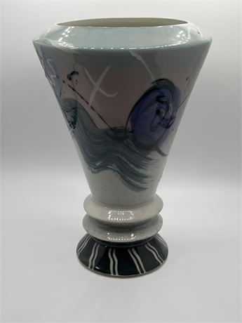 PETRAKOVITZ 1980 art vase signed