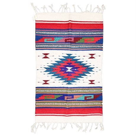 Hand Woven Zapotec Wool Rug/Wall Hanging