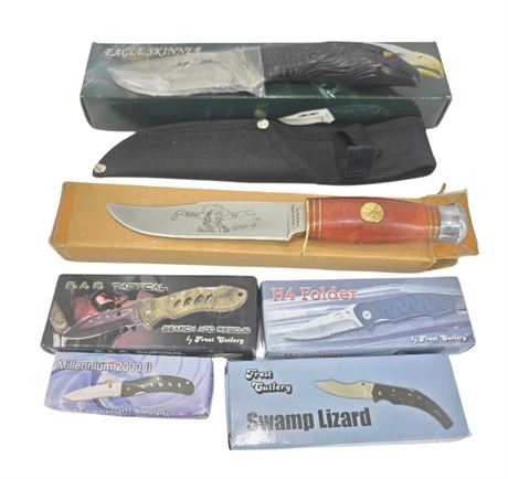 Mixed Pocket & Hunting Knife Lot - Unopened