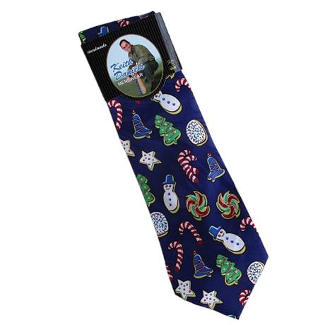 New KEITH DANIELS Men's Christmas Holiday Necktie with Tag