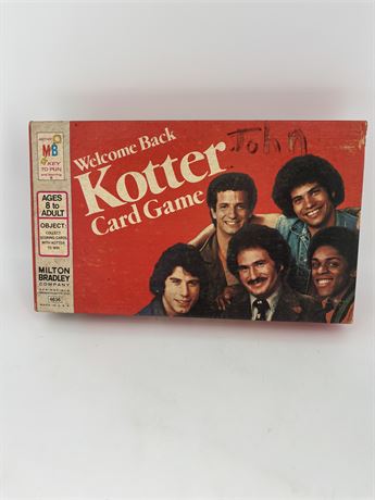 Welcome Back Kotter Card Game