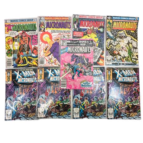 Lot of Assorted Vintage XMen & the Micronauts Comic Books