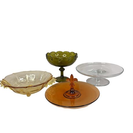 Lot of Vintage Serving Pieces