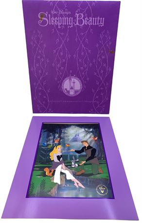 1990s Disney’s Sleeping Beauty Exclusive Commemorative Lithograph