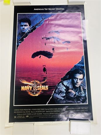 Navy Seals Original 27x41 Movie Poster - Rolled