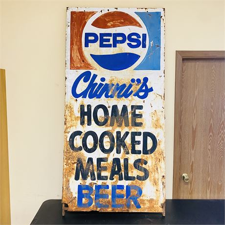 35x68” 1970’s Pepsi Menu Sign