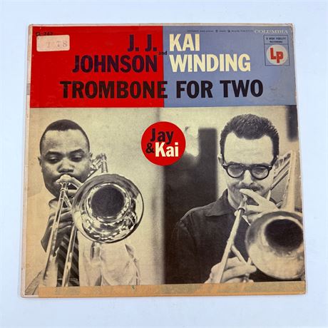 JJ Johnson & Kai Winding Trombone for Two Vinyl Record