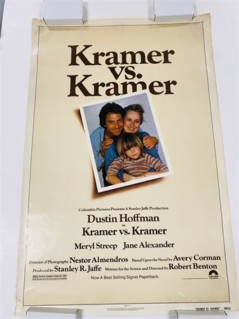 Kramer Vs Kramer Original 27x41 Movie Poster - Rolled
