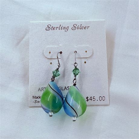 Sterling + Swarovski Earrings