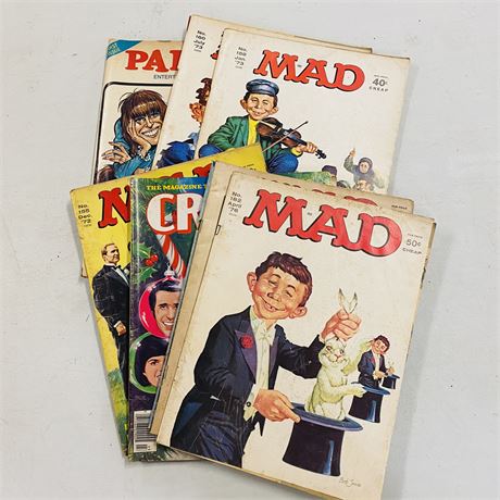 70’s Mad + Cracked Magazines