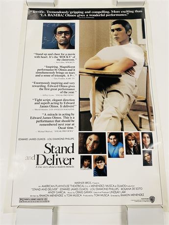 Stand And Deliver Original 27x41 Movie Poster - Rolled