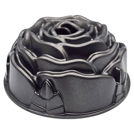 Nordic Ware Cast Aluminum Rose Bundt Cake Pan