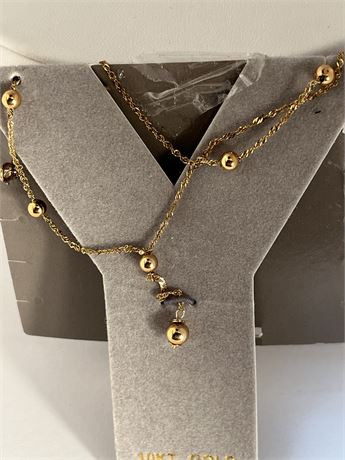 10kt gold necklace
