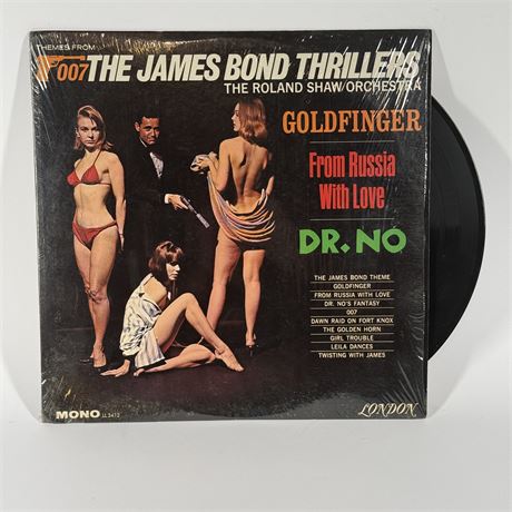 The Roland Shaw Orchestra "Themes From The James Bond Thrillers" LP
