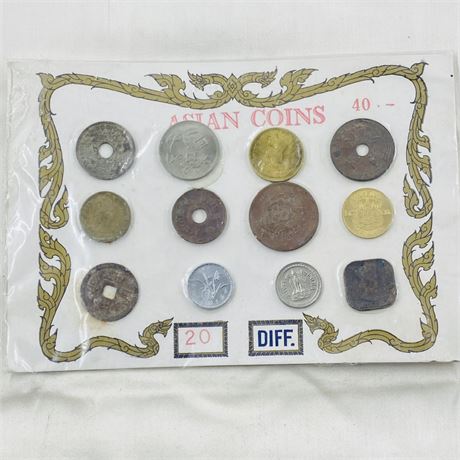 ‘Asian Coins’ 20pc Set