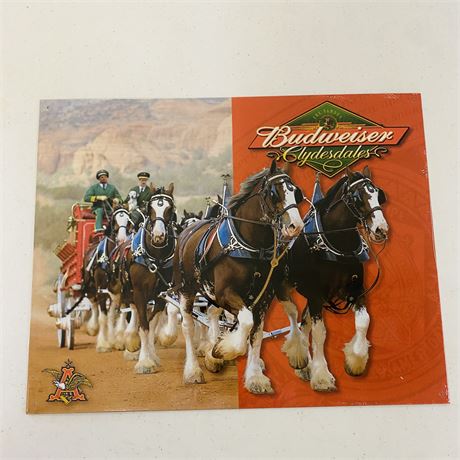Budweiser 12.5x16” Metal Retro Sign