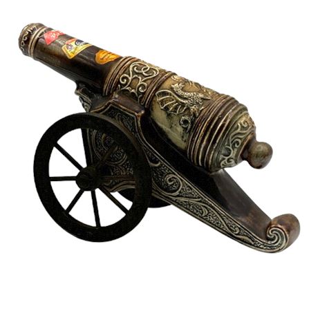 Collectible Cannon Wine Bottle