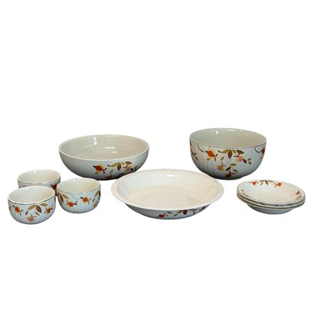 Jewel Tea Autumn Leaf Bowls