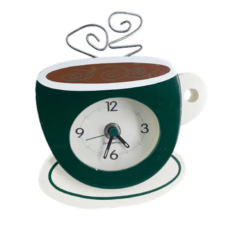 Informals Coffee Cup Desk Clock