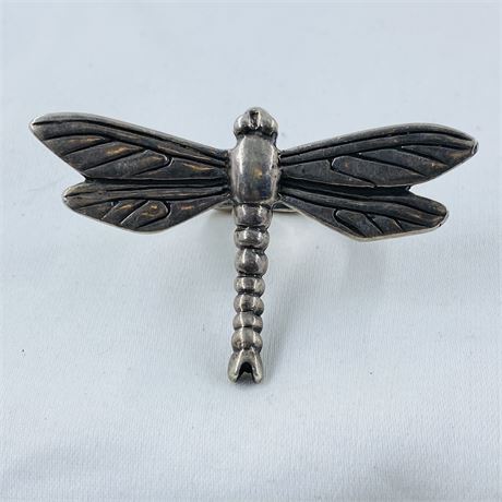 29g Sterling Dragonfly Ring Size 8