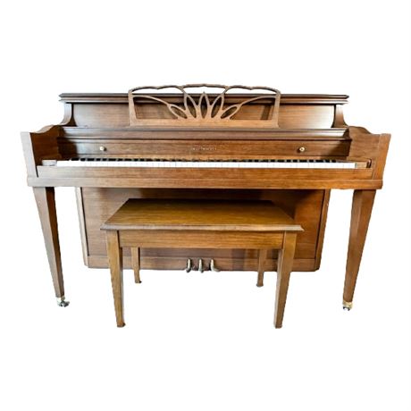 Hallet & Davis Upright Piano