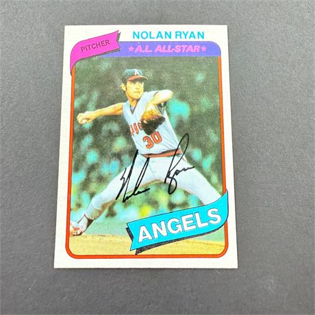 1980 Topps Nolan Ryan #580