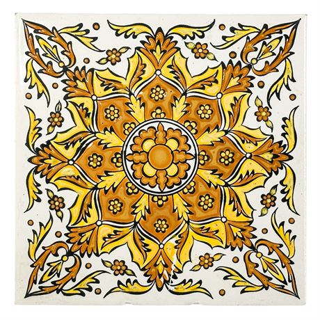 Vintage Apollon Keramik Hand Made Greek Tile