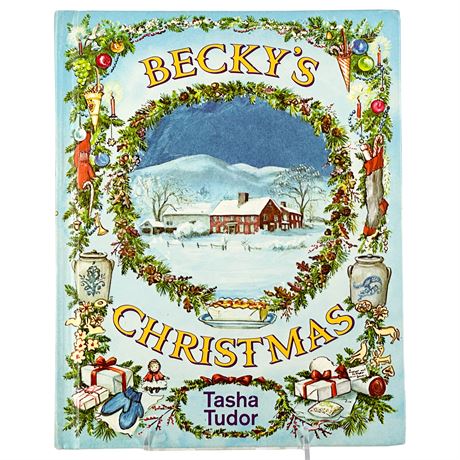 Vintage Children's Book "Becky's Christmas" by Tasha Tudor