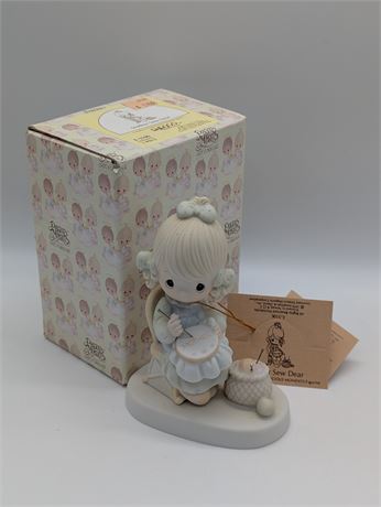 Precious Moments "Mother Sew Dear" Figurine