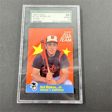 SGC 8 - 1986 Fleer Cal Ripken Jr