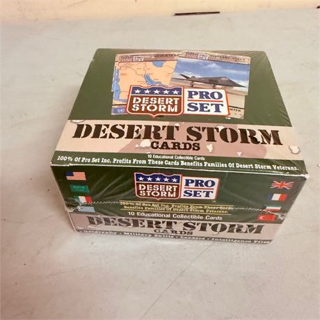 Pro Set Desert Storm Sealed Box