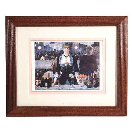 Edouard Manet "A Bar at the Folies-Bergeres" Art Print